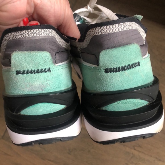 Nike mint green gray suede nylon sneakers men’s Sz 13 - Picture 9 of 12